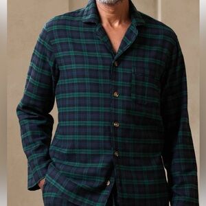 Banana Republic FLANNEL PAJAMA TOP